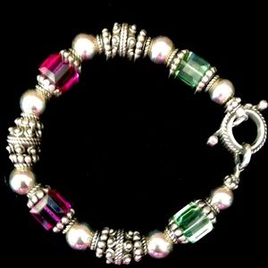 Beaded Bracelet Swarovski Crystals